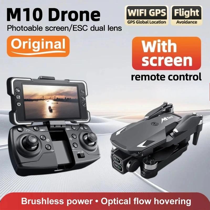 Fpv Brushless Rc Drone 4K - Dron Original M10 4K 5G HD