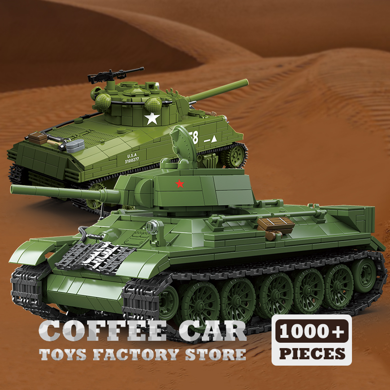 Lego Compatible Military Tank - Bloques de Construcción de Tanque Mediano