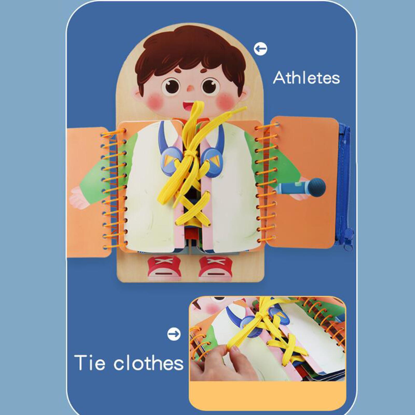 Montessori Wooden Busy Board Toddler - Tablero de actividades para niños pequeños,