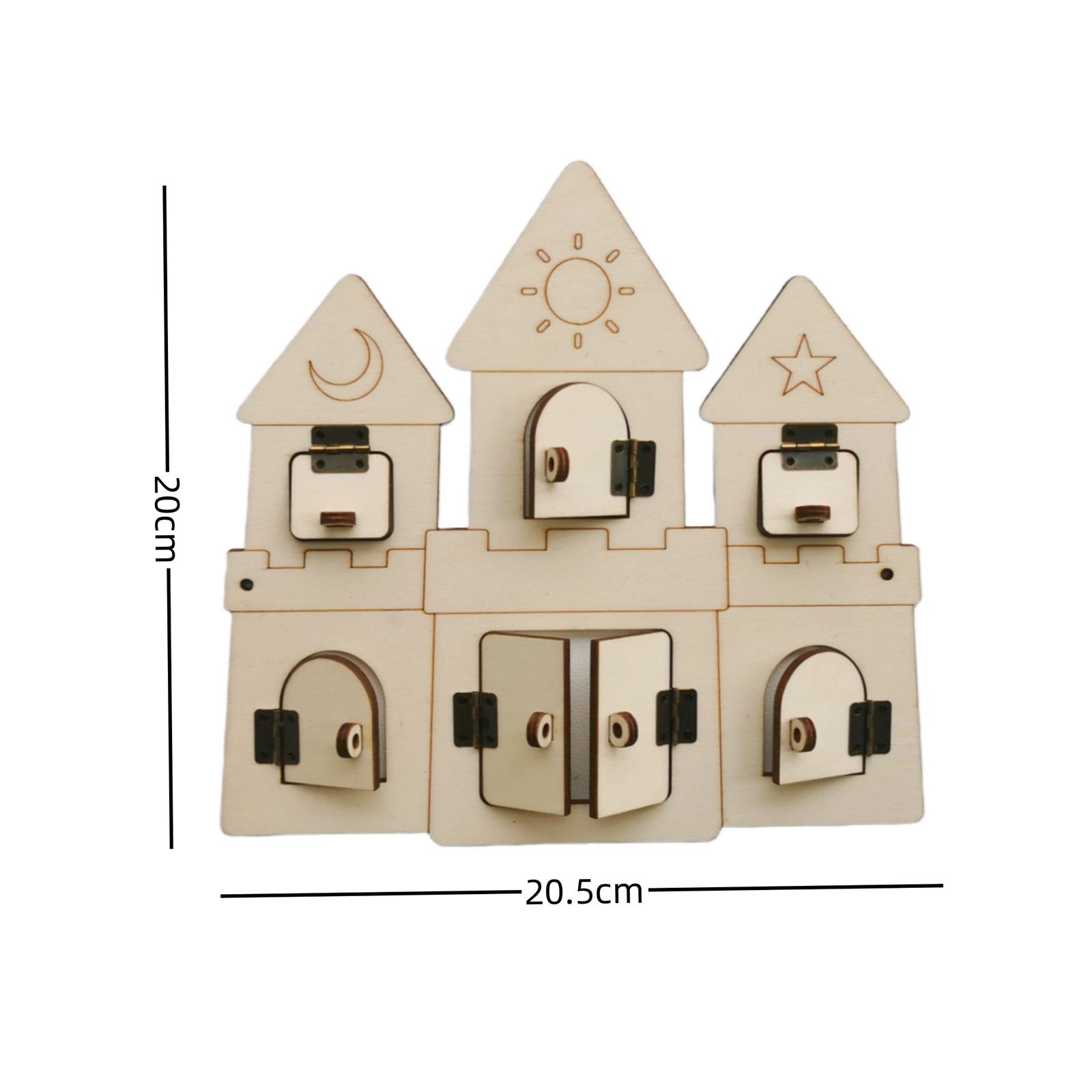 Tablero de actividades de made - Montessori Wooden Busy Board Toddler reseña y precio