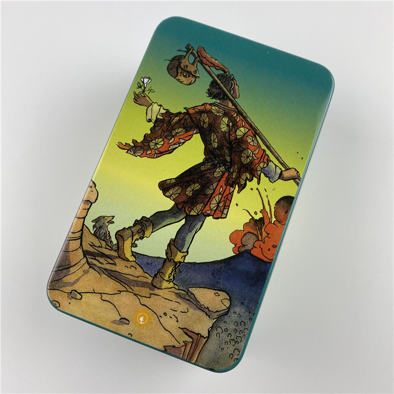 Caja de Metal edición dorada,  - Tarot Cards Deck With Guidebook reseña y precio