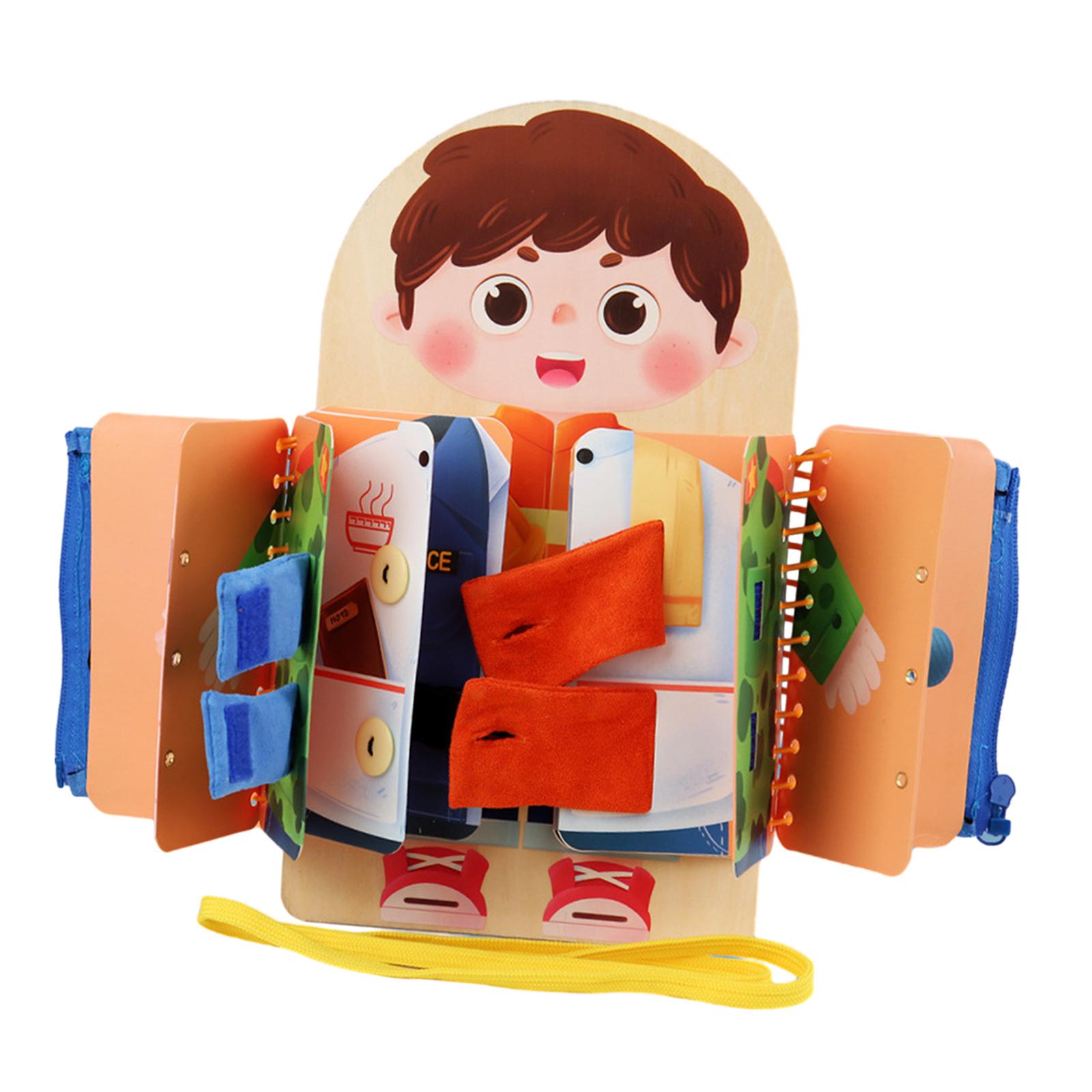 Tablero de actividades para ni - Montessori Wooden Busy Board Toddler reseña y precio